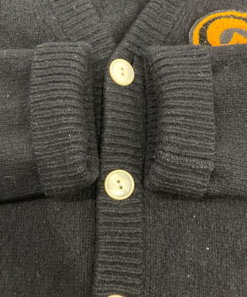 NUMBER (N)INE（ナンバーナイン）NUMBER (N)INE (ナンバーナイン) ワッペンカーディガン ブラック サイズ:3の古着・服飾アイテム