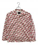 NUMBER (N)INEナンバーナイン）の古着「ギター柄シャツ/レッド/シャツ」｜レッド