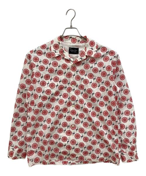 NUMBER (N)INE（ナンバーナイン）NUMBER (N)INE (ナンバーナイン) ギター柄シャツ/レッド/シャツ レッド サイズ:2の古着・服飾アイテム