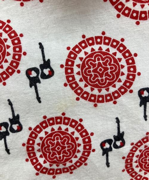 NUMBER (N)INE（ナンバーナイン）NUMBER (N)INE (ナンバーナイン) ギター柄シャツ/レッド/シャツ レッド サイズ:2の古着・服飾アイテム