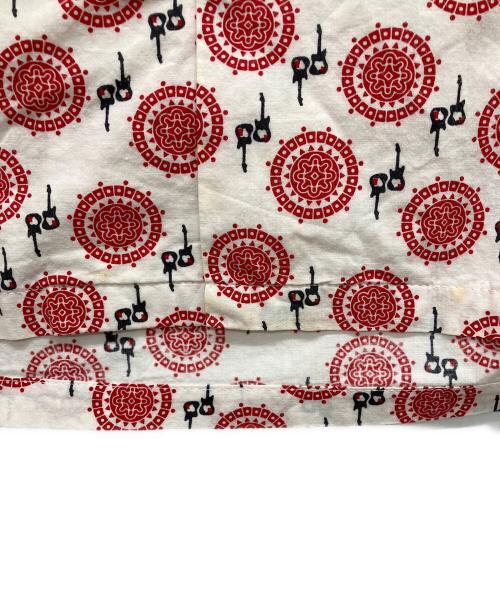 NUMBER (N)INE（ナンバーナイン）NUMBER (N)INE (ナンバーナイン) ギター柄シャツ/レッド/シャツ レッド サイズ:2の古着・服飾アイテム