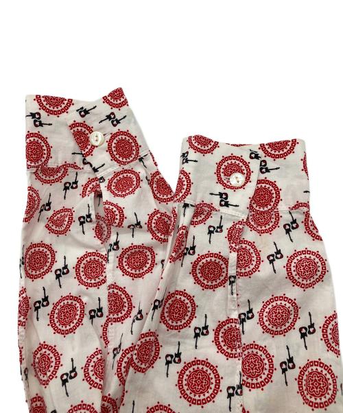 NUMBER (N)INE（ナンバーナイン）NUMBER (N)INE (ナンバーナイン) ギター柄シャツ/レッド/シャツ レッド サイズ:2の古着・服飾アイテム
