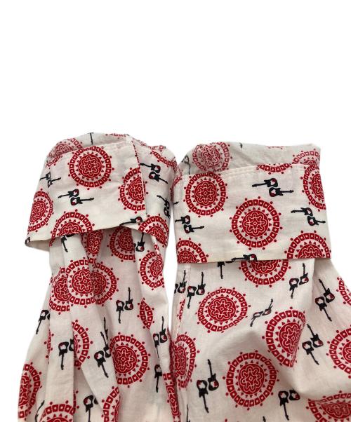 NUMBER (N)INE（ナンバーナイン）NUMBER (N)INE (ナンバーナイン) ギター柄シャツ/レッド/シャツ レッド サイズ:2の古着・服飾アイテム