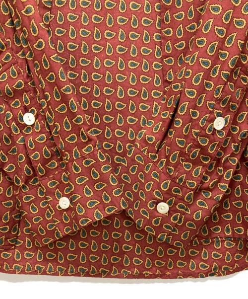 NUMBER (N)INE（ナンバーナイン）NUMBER (N)INE (ナンバーナイン) ペイズリー柄シャツ ブラウン サイズ:SIZE3の古着・服飾アイテム