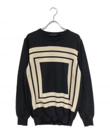 ALEXANDER McQUEEN（アレキサンダーマックイーン）の古着「クルーネックニット」｜ブラック