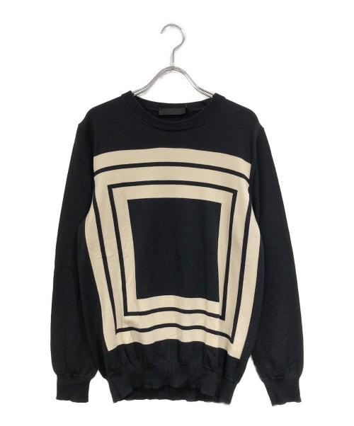 ALEXANDER McQUEEN（アレキサンダーマックイーン）ALEXANDER McQUEEN (アレキサンダーマックイーン) クルーネックニット ブラック サイズ:SIZE Mの古着・服飾アイテム