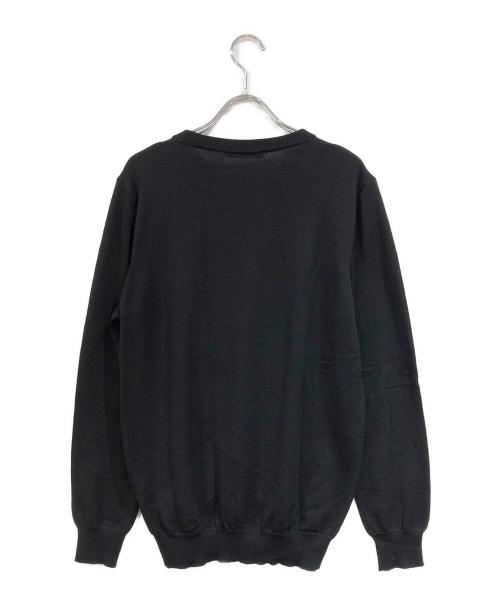 ALEXANDER McQUEEN（アレキサンダーマックイーン）ALEXANDER McQUEEN (アレキサンダーマックイーン) クルーネックニット ブラック サイズ:SIZE Mの古着・服飾アイテム
