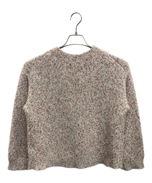 BEARDSLEY（ビアズリー）BEARDSLEY (ビアズリー) カラーミックスニット レッド サイズ:Fの古着・服飾アイテム