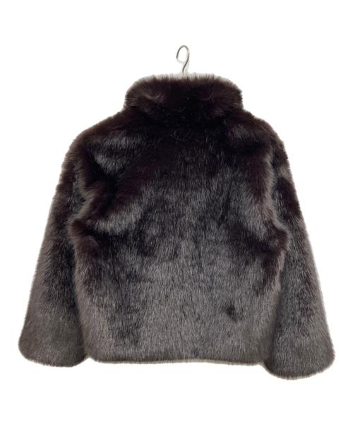 NKNIT（ンニット）NKNIT (ンニット) faux fur big jacket ブラウンの古着・服飾アイテム