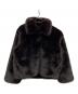 NKNIT（ンニット）の古着「faux fur big jacket」｜ブラウン