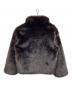 NKNIT (ンニット) faux fur big jacket ブラウン：27000円