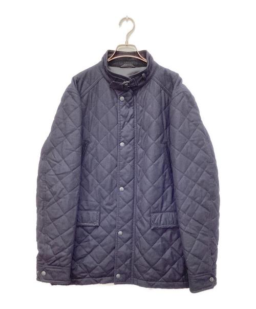 NEWYORKER（ニューヨーカー）NEWYORKER (ニューヨーカー) キルティングコート ネイビー サイズ:EX.LARGEの古着・服飾アイテム