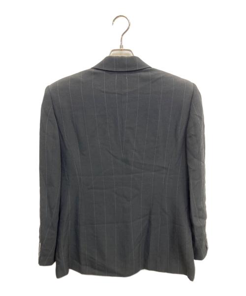 MaxMara（マックスマーラ）MaxMara (マックスマーラ) ストライプセットアップスーツ ブラック サイズ:44の古着・服飾アイテム