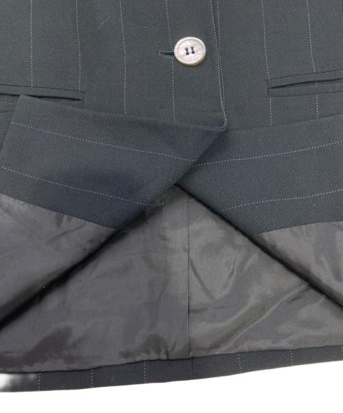 MaxMara（マックスマーラ）MaxMara (マックスマーラ) ストライプセットアップスーツ ブラック サイズ:44の古着・服飾アイテム