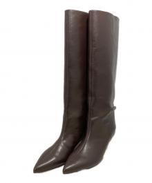 ARPEGE STORY（アルページュストーリー）の古着「アンクルビットストレートブーツ」｜ダークブラウン