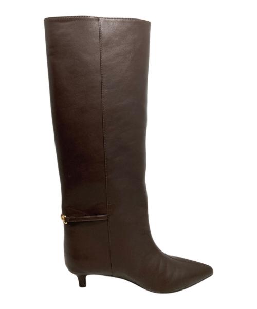 ARPEGE STORY（アルページュストーリー）Arpege story (アルページュストーリー) アンクルビットストレートブーツ ダークブラウン サイズ:24.5の古着・服飾アイテム