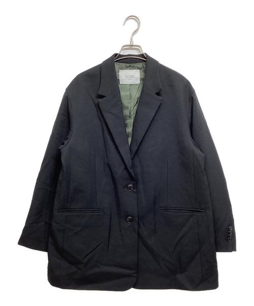 SLOBE IENA（スローブ イエナ）SLOBE IENA (スローブ イエナ) PE SHARK ビッグジャケット ブラック サイズ:記載なしの古着・服飾アイテム