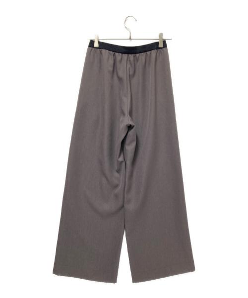 Gabardine K.T（ギャバシンケーティー）Gabardine K.T (ギャバシンケーティー) パウダーツイルストレッチ ワイドパンツ グレー サイズ:9の古着・服飾アイテム