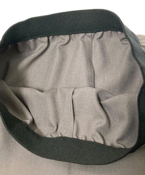 Gabardine K.T（ギャバシンケーティー）Gabardine K.T (ギャバシンケーティー) パウダーツイルストレッチ ワイドパンツ グレー サイズ:9の古着・服飾アイテム