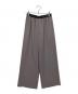 Gabardine K.T（ギャバシンケーティー）の古着「パウダーツイルストレッチ ワイドパンツ」｜グレー