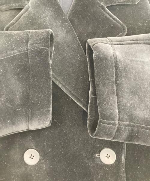 Conte（コンテ）conte (コンテ) ベルベット ボンディング Pコート ブラック サイズ:freeの古着・服飾アイテム