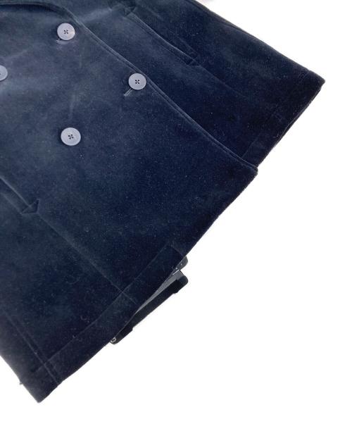 Conte（コンテ）conte (コンテ) ベルベット ボンディング Pコート ブラック サイズ:freeの古着・服飾アイテム