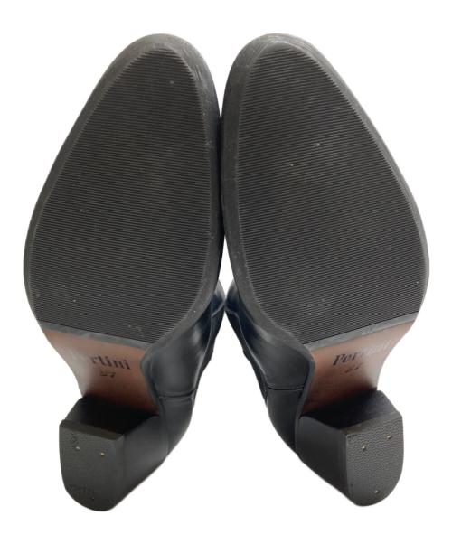 pertini（ペルティニ）pertini (ペルティニ) サイドゴアブーツ ブラック サイズ:SIZE 37の古着・服飾アイテム