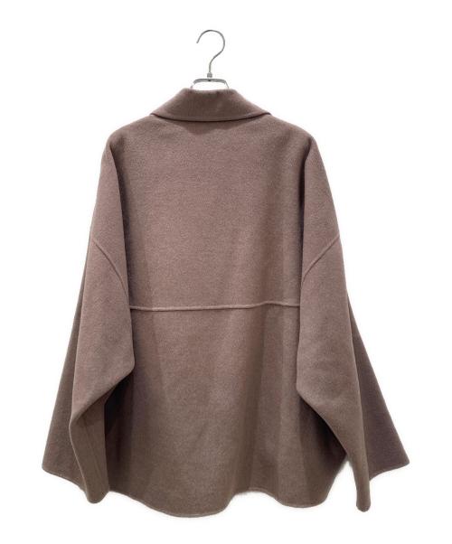 Noble（ノーブル）Noble (ノーブル) Super160s リバードルマンショートコート ブラウン サイズ:36の古着・服飾アイテム