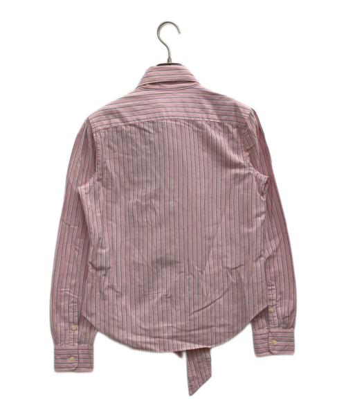 POLO RALPH LAUREN（ポロ・ラルフローレン）POLO RALPH LAUREN (ポロ・ラルフローレン) ボウタイ オックスフォード シャツ ピンク サイズ:SIZE4の古着・服飾アイテム