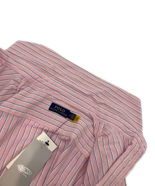POLO RALPH LAUREN（ポロ・ラルフローレン）POLO RALPH LAUREN (ポロ・ラルフローレン) ボウタイ オックスフォード シャツ ピンク サイズ:SIZE4の古着・服飾アイテム