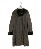 EMPORIO ARMANIエンポリオ アルマーニ）の古着「フェイクムートンコートリバーシブルコート」｜ダークブラウン