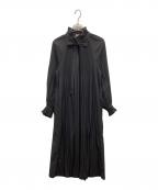 MARILYN MOONマリリンムーン）の古着「アコーディオンドレス」｜ブラック