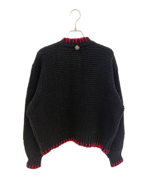 Vivienne Westwood RED LABEL（ヴィヴィアンウエストウッドレッドレーベル）Vivienne Westwood RED LABEL (ヴィヴィアンウエストウッドレッドレーベル) オーブ刺繍カーディガン ブラック サイズ:00の古着・服飾アイテム