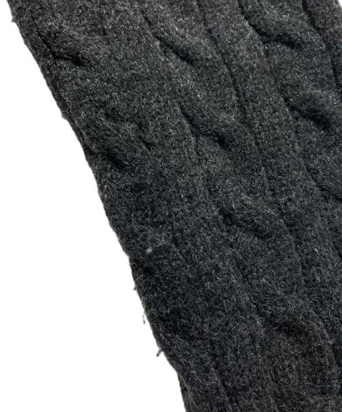 Vivienne Westwood ANGLOMANIA（ヴィヴィアンウエストウッドアングロマニア）VIVIENNE WESTWOOD ANGLOMANIA (ヴィヴィアンウエストウッドアングロマニア) ケーブルニットカーディガン グレー サイズ:Mの古着・服飾アイテム