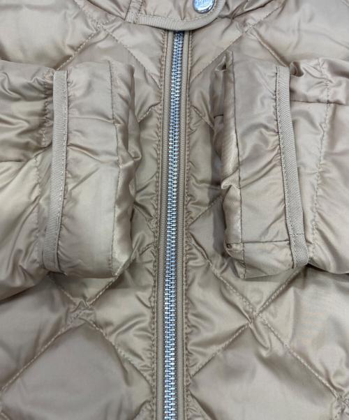 LAUREN RALPH LAUREN（ローレンラルフローレン）LAUREN RALPH LAUREN (ローレンラルフローレン) フェイクシアリングトリム キルテッド ダウン コート ブラウン サイズ:XS 未使用品の古着・服飾アイテム