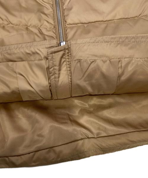 LAUREN RALPH LAUREN（ローレンラルフローレン）LAUREN RALPH LAUREN (ローレンラルフローレン) フェイクシアリングトリム キルテッド ダウン コート ブラウン サイズ:XS 未使用品の古着・服飾アイテム