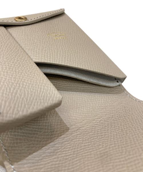 ATELIER MOKU（アトリエモク）ATELIER MOKU (アトリエモク) 小さく薄い財布 SAKU ver3 PLUS Noblessa グレージュの古着・服飾アイテム