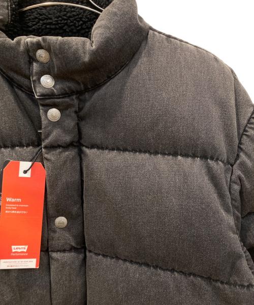 LEVI'S（リーバイス）LEVI'S (リーバイス) スーパーデニムダウンジャケット ブラック サイズ:Sの古着・服飾アイテム