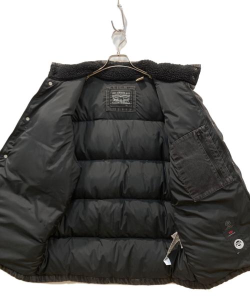LEVI'S（リーバイス）LEVI'S (リーバイス) スーパーデニムダウンジャケット ブラック サイズ:Sの古着・服飾アイテム