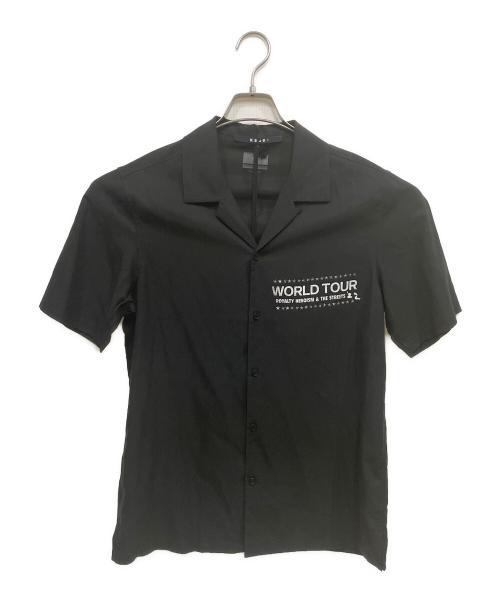 Ksubi（スビ）Ksubi (スビ) Paste Up Resort Shirt in Black ブラック サイズ:Sの古着・服飾アイテム