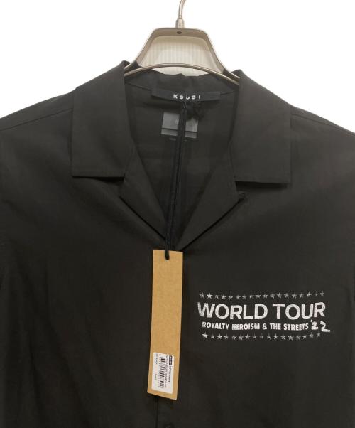 Ksubi（スビ）Ksubi (スビ) Paste Up Resort Shirt in Black ブラック サイズ:Sの古着・服飾アイテム