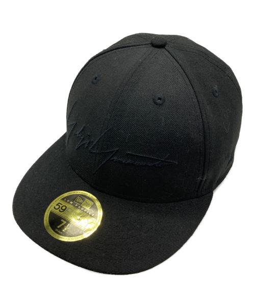 Yohji Yamamoto pour homme（ヨウジヤマモト プールオム）Yohji Yamamoto pour homme (ヨウジヤマモト プールオム) New Era (ニューエラ) キャップ ブラックの古着・服飾アイテム