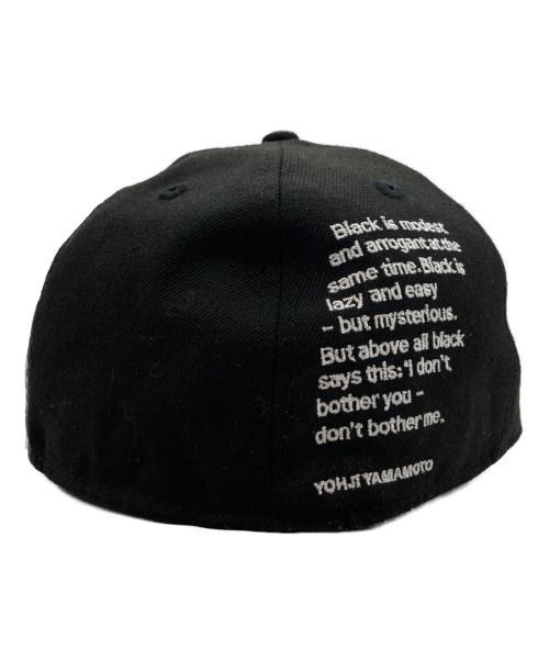 Yohji Yamamoto pour homme（ヨウジヤマモト プールオム）Yohji Yamamoto pour homme (ヨウジヤマモト プールオム) New Era (ニューエラ) キャップ ブラックの古着・服飾アイテム