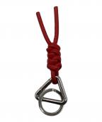 BOTTEGA VENETAボッテガベネタ）の古着「トライアングル キーリング」｜レッド