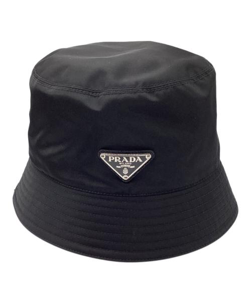PRADA（プラダ）PRADA (プラダ) Re-nylon バケットハット ブラック サイズ:Lの古着・服飾アイテム
