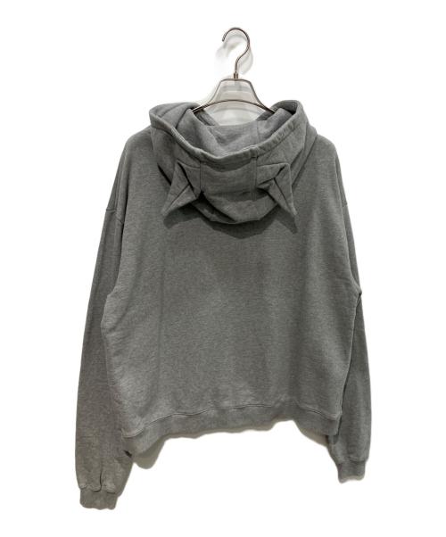 CHARLES JEFFREY LOVERBOY（チャールズ ジェフリー ラバーボーイ）CHARLES JEFFREY LOVERBOY (チャールズ ジェフリー ラバーボーイ) EARS HOODY グレー サイズ:Mの古着・服飾アイテム