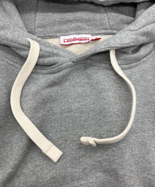 CHARLES JEFFREY LOVERBOY（チャールズ ジェフリー ラバーボーイ）CHARLES JEFFREY LOVERBOY (チャールズ ジェフリー ラバーボーイ) EARS HOODY グレー サイズ:Mの古着・服飾アイテム