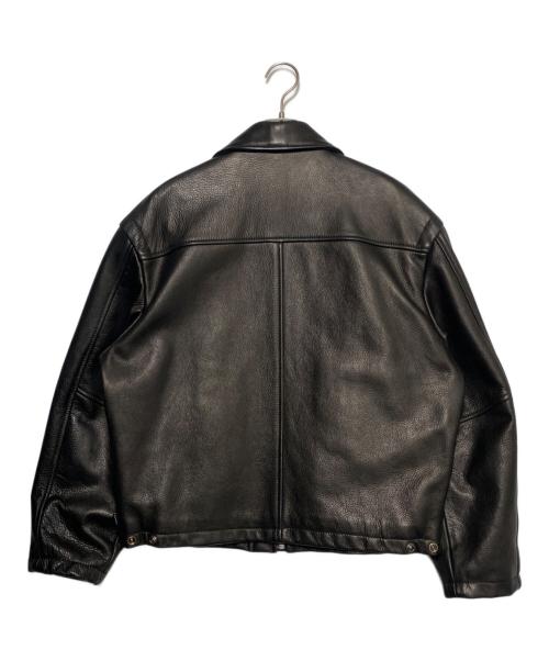 SUPREME（シュプリーム）SUPREME (シュプリーム) Schott (ショット) Leather Clip Jacket ブラック サイズ:Sの古着・服飾アイテム