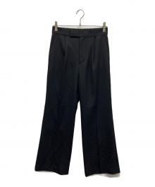 journal standard L'essage（ジャーナルスタンダード レサージュ）の古着「LANAミストウール イージーパンツ」｜ブラック