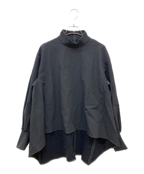 LE PHIL（ル フィル）LE PHIL (ル フィル) バックピーチストレッチブラウス ブラック サイズ:F 未使用品の古着・服飾アイテム